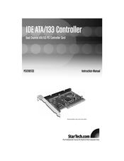 StarTech.com PCI2IDE133 Instruction Manual