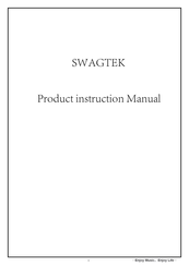 SWAGTEK TW5 Product Instruction Manual