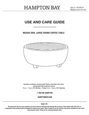 HAMPTON BAY MEGAN 65-51751LCA Use And Care Manual