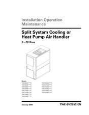 American Standard TWE200BD F Series Installation Operation & Maintenance
