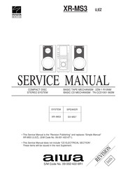 Aiwa XR-MS3 EZ Service Manual