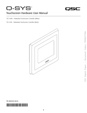 QSC Q-SYS TSC-3-BK Hardware User Manual