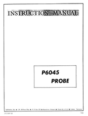 Tektronix P6045 Instruction Manual