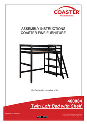 Coaster Anica 460084 Assembly Instructions Manual
