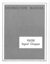 Tektronix P6038 Instruction Manual