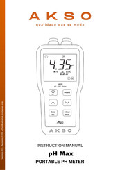 AKSO pH Max Instruction Manual