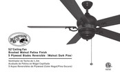 HAMPTON BAY CF552A-H21 Manual
