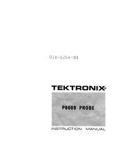 Tektronix P6009 Instruction Manual