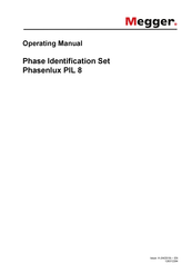 Megger Phasenlux PIL 8 Operating Manual