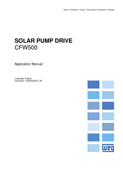 Weg CFW500 Applications Manual