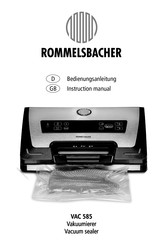 Rommelsbacher VAC 585 Instruction Manual