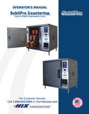 Hix SubliPro Countertop Operator's Manual