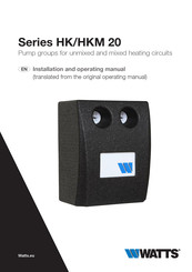 Watts HKM20 Series Installation And Operating Manual