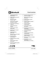 EINHELL TE-AG 230/2000 Original Operating Instructions