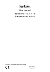 barbas BOX 40-45-150 User Manual