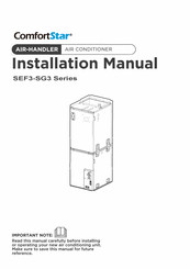 ComfortStar SEF3-48-SG3 Installation Manual