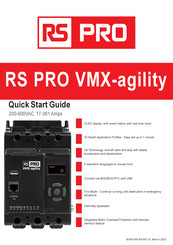 RS PRO 206-098 Quick Start Manual