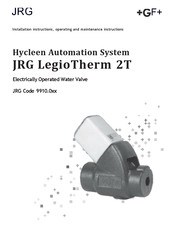 Georg Fischer JRG LegioTherm 2T Instruction Manual