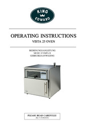 King Edward VISTA 25 Operating Instructions Manual