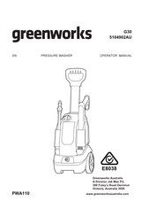 GreenWorks 5104902AU Operator's Manual