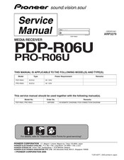 Pioneer PDP-R06U Service Manual