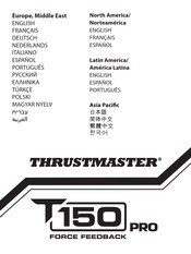 Thrustmaster T150 PRO FORCE FEEDBACK User Manual
