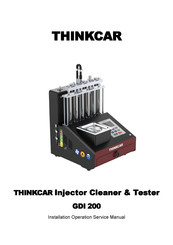 Thinkcar GDI 200 Installation, Operation And Service Manual