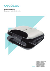 cecotec Rock'nToast Square Instruction Manual
