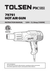 TOLSEN TOOLS FX 79791 Instruction Manual