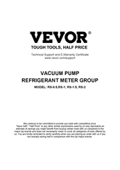 VEVOR RS-1.5 Manual
