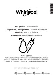 Whirlpool WHKH 1361 W4E User Manual