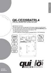 quiko QK-CE220BATRL4 Manual