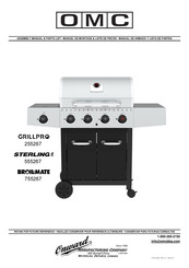 OMC GRILLPRO 255267 Assembly Manual & Parts List