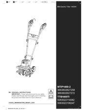 Kingfisher MTIP1400-2 Original Instructions Manual
