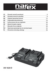 Narex AN 1820 D Original Operating Manual