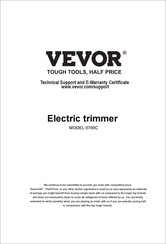 VEVOR 0700C Manual