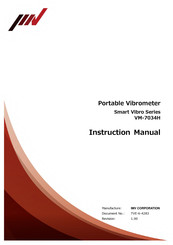 IMV Smart Vibro VM-7034H Instruction Manual