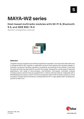 u-blox MAYA-W266 System Integration Manual