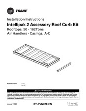 Trane S HJ Series Installation Instructions Manual