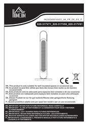 HOMCOM 820-317V91 Manual