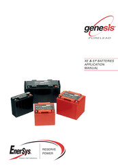 EnerSys Genesis Pure Lead 42EP Applications Manual
