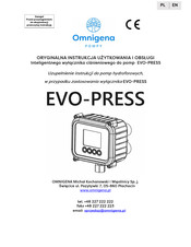 Omnigena EVO-PRESS Original Operating Manual