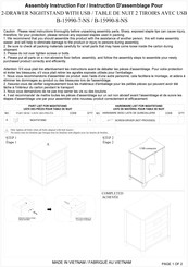 Elements International B-15990-8-NS Assembly Instruction Manual