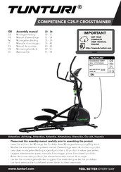 Tunturi 17TCF25000 Assembly Manual