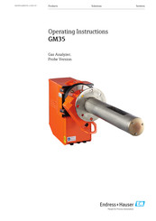 Endress+Hauser GM35 Operating Instructions Manual
