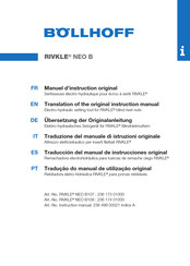 Bollhoff RIVKLE NEO B109 Instruction Manual