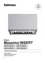FALMEC Massimo INSERT FIMAX46B9SS-3 Instruction Booklet