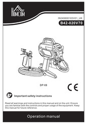 HOMCOM DP-X9 Operation Manual