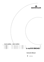 Baumuller b maXX BM3400 Series Instruction Manual