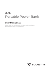 Bluetti X20 User Manual